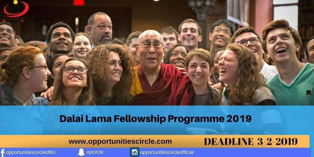Dalai Lama Fellowship Programme 2019