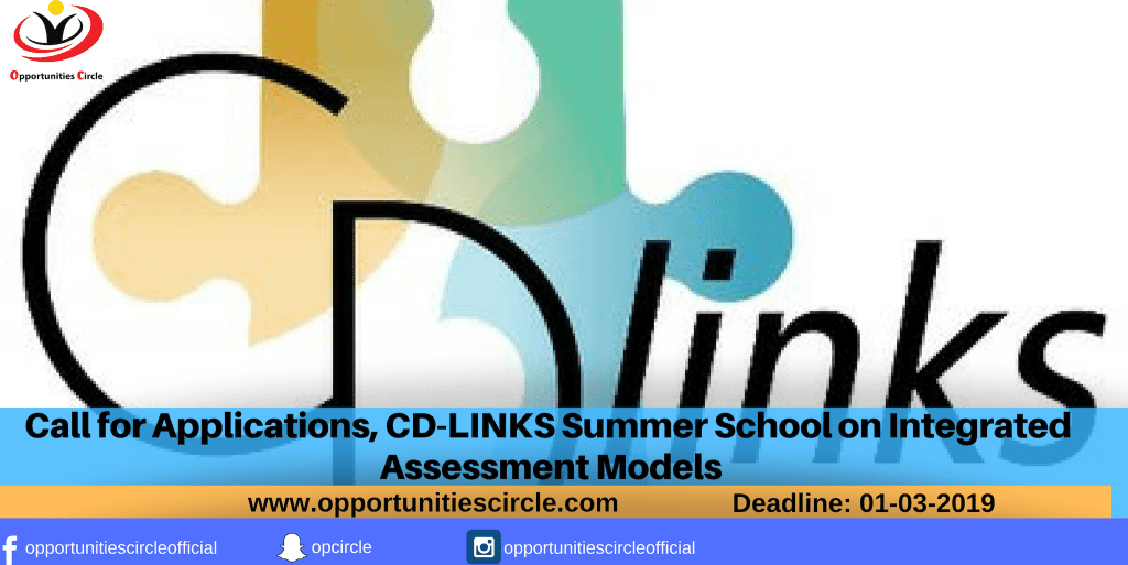 Call for Applications, CD-LINKS Summer School on Integrated Assessment Models
