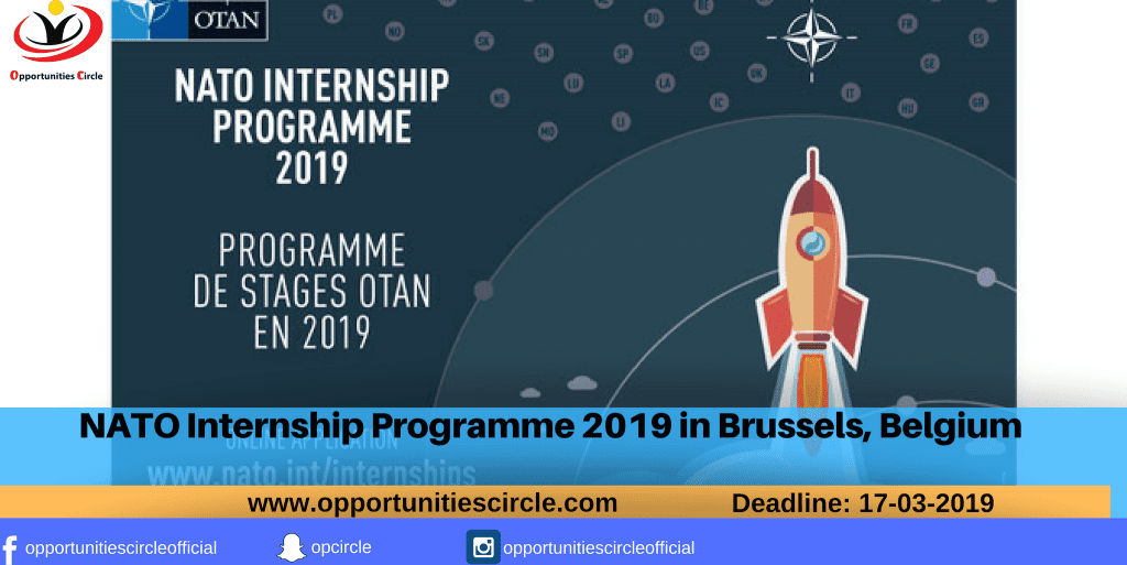 NATO Internship Programme 2019 in Brussels, Belgium