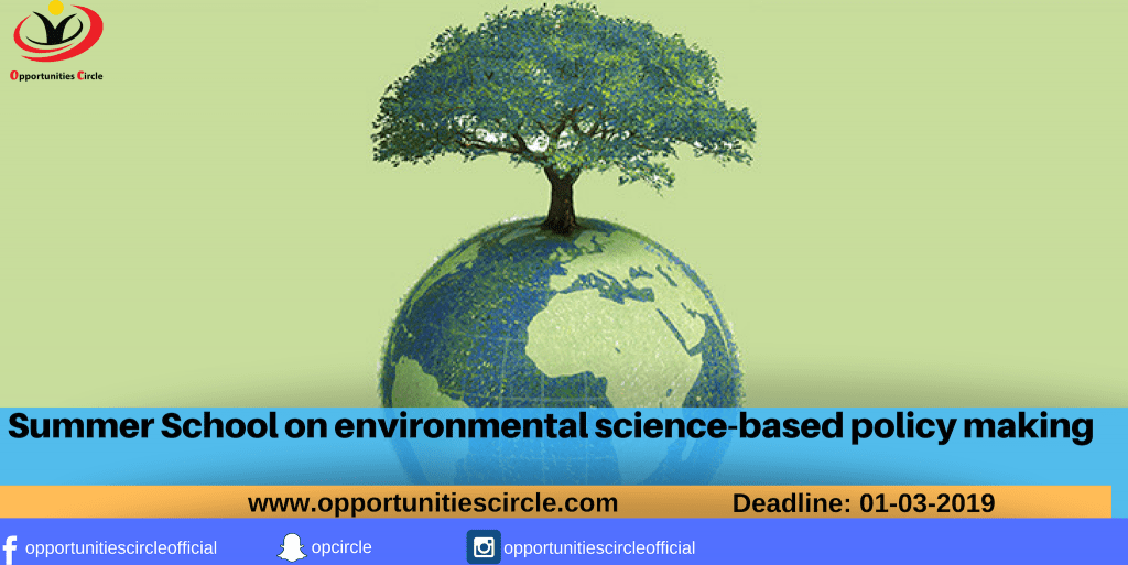 Summer School on environmental science-based policy making