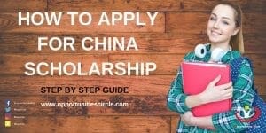 How to apply For Chinese Government Scholarship