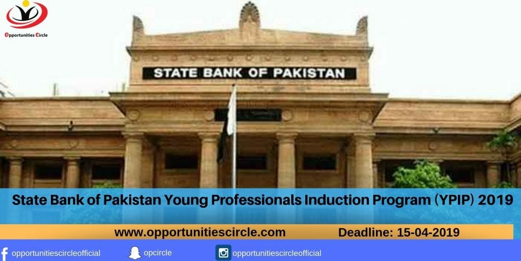 State Bank of Pakistan Young Professionals Induction Program (YPIP) 2019
