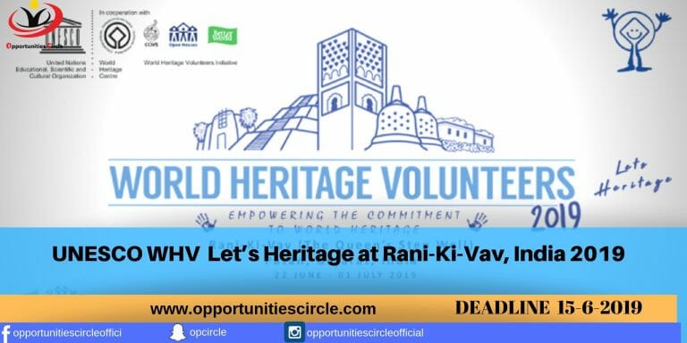 UNESCO WHV Let’s Heritage at Rani-Ki-Vav, India 2019