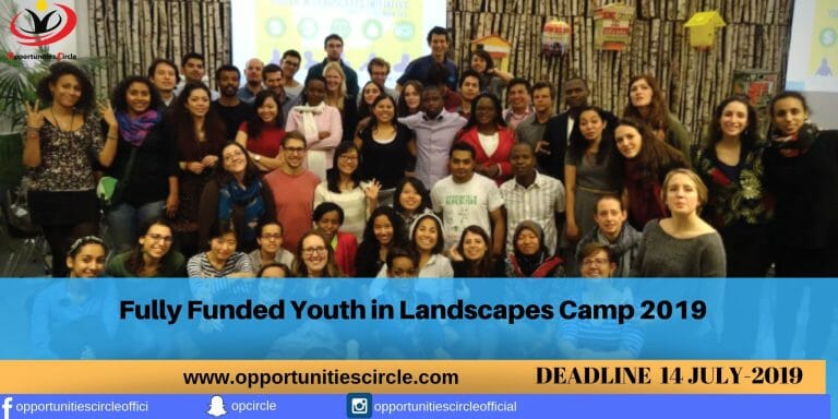 Fully Funded Youth in Landscapes Camp 2019
