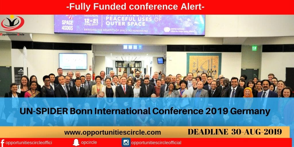 UN-SPIDER Bonn International Conference 2019 Germany