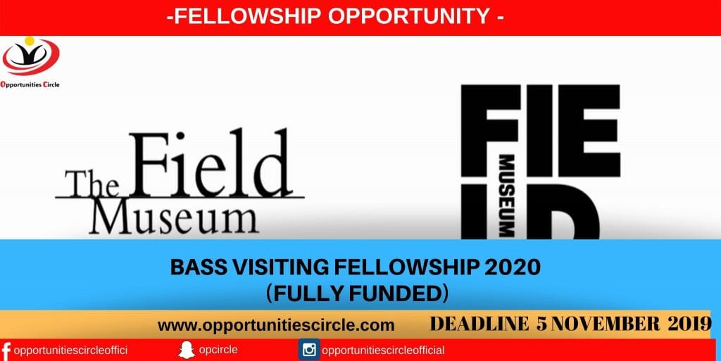 Bass Visiting Fellowship 2020 (Fully Funded)