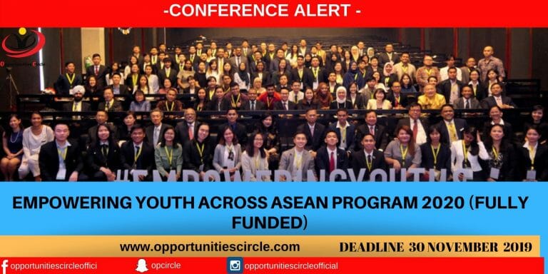 eMpowering Youth Across ASEAN Program 2020 (Fully Funded)