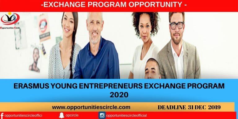 Erasmus Young Entrepreneurs Exchange Program 2020
