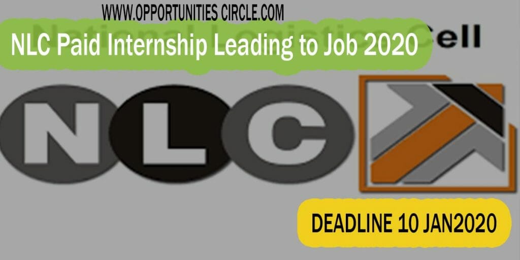 NLC Paid Internship Leading to Job 2020