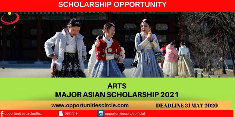 ARTS MAJOR ASIAN SCHOLARSHIP 2021