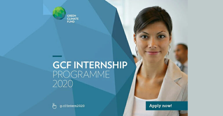green climate 2020 internship