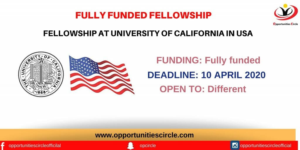 Fellowship at University of California in USA