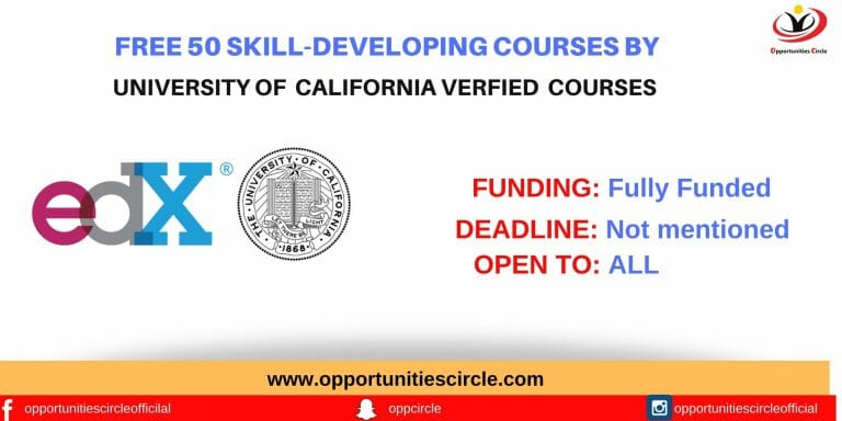 Free Online Courses By University Of California (Verified Certificate)
