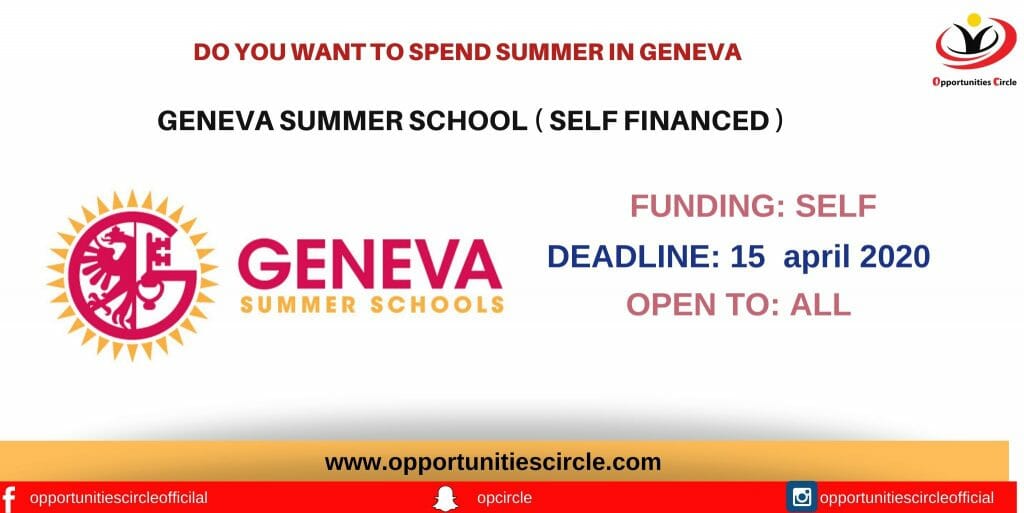 Geneva summer school