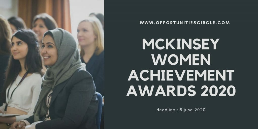 MCKINSEY WOMEN ACHIEVEMENT AWARDS 2020