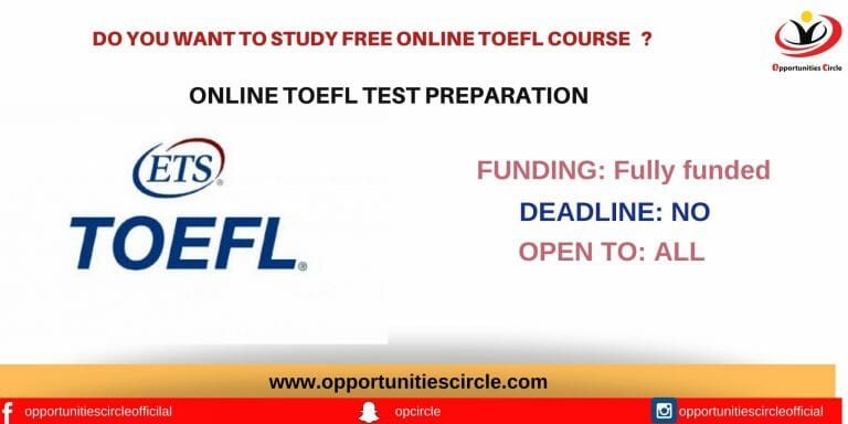 Free TOEFL test preparation by Educational Testing Service