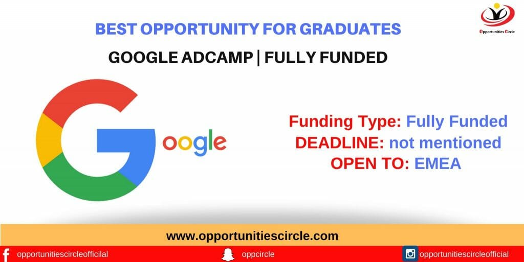 Google AdCamp 2020 (Fully Funded)