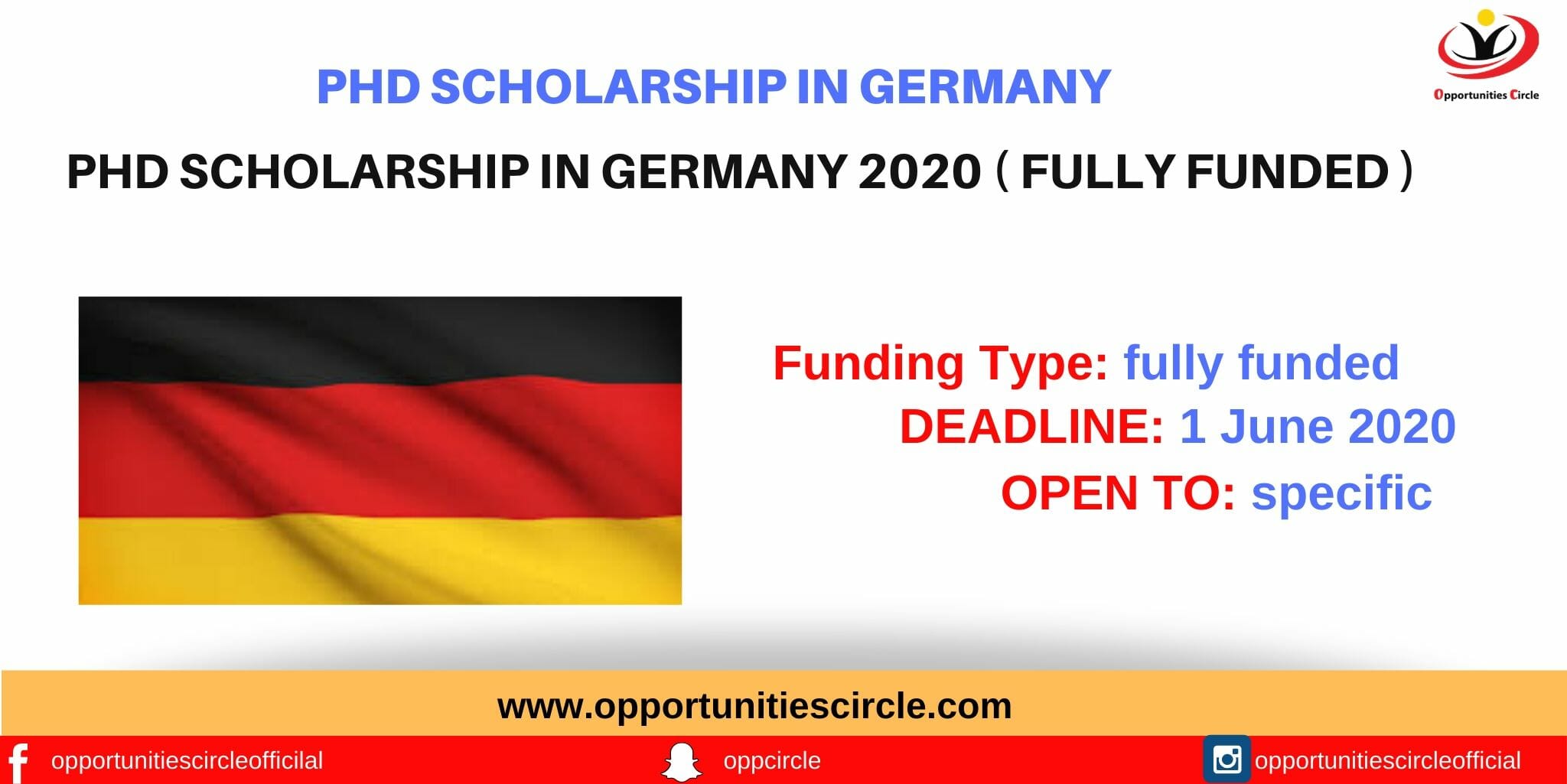 phd scholarship opportunities in germany