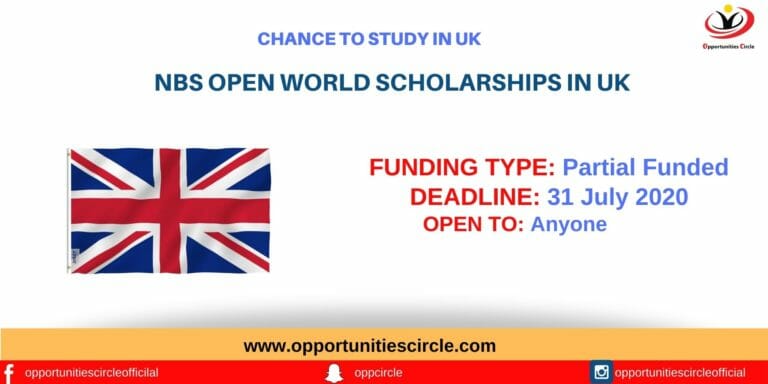 NBS OPEN WORLD SCHOLARSHIPS IN UK