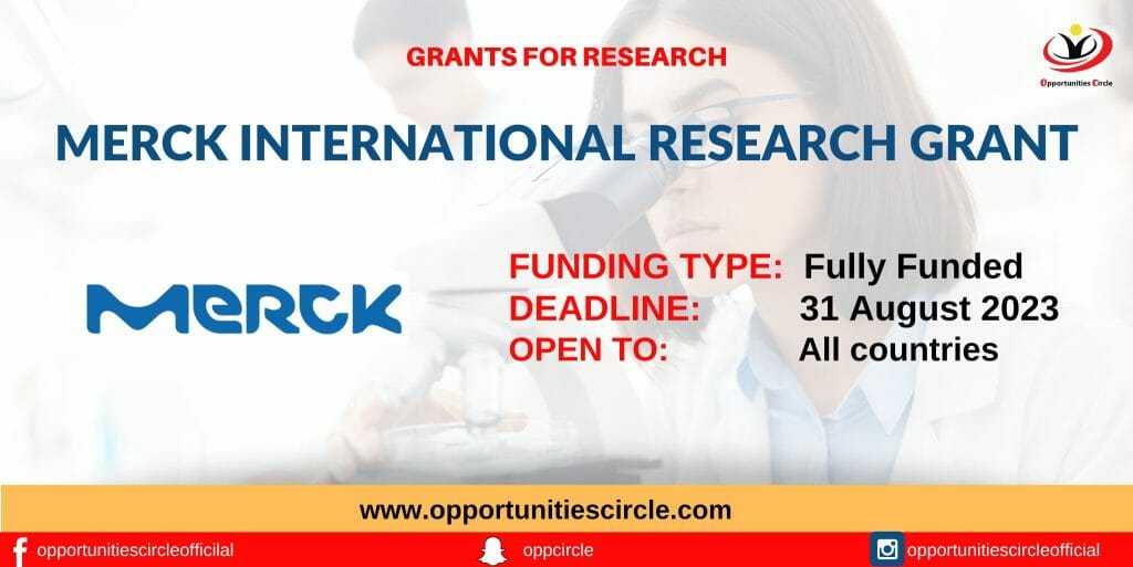 Merck Research Grant 2023