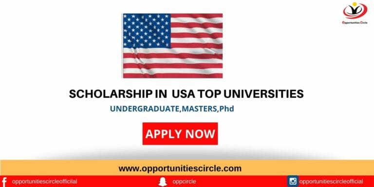 TOP SCHOLARSHIPS FOR INTERNATIONAL STUDENTS IN USA