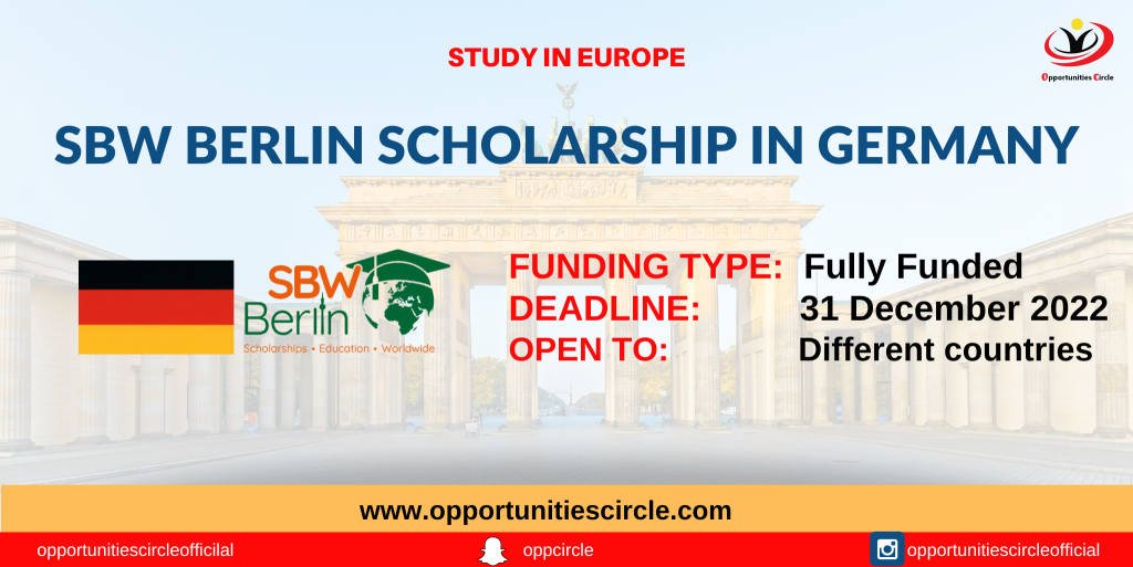 SBW Berlin Scholarship in Germany