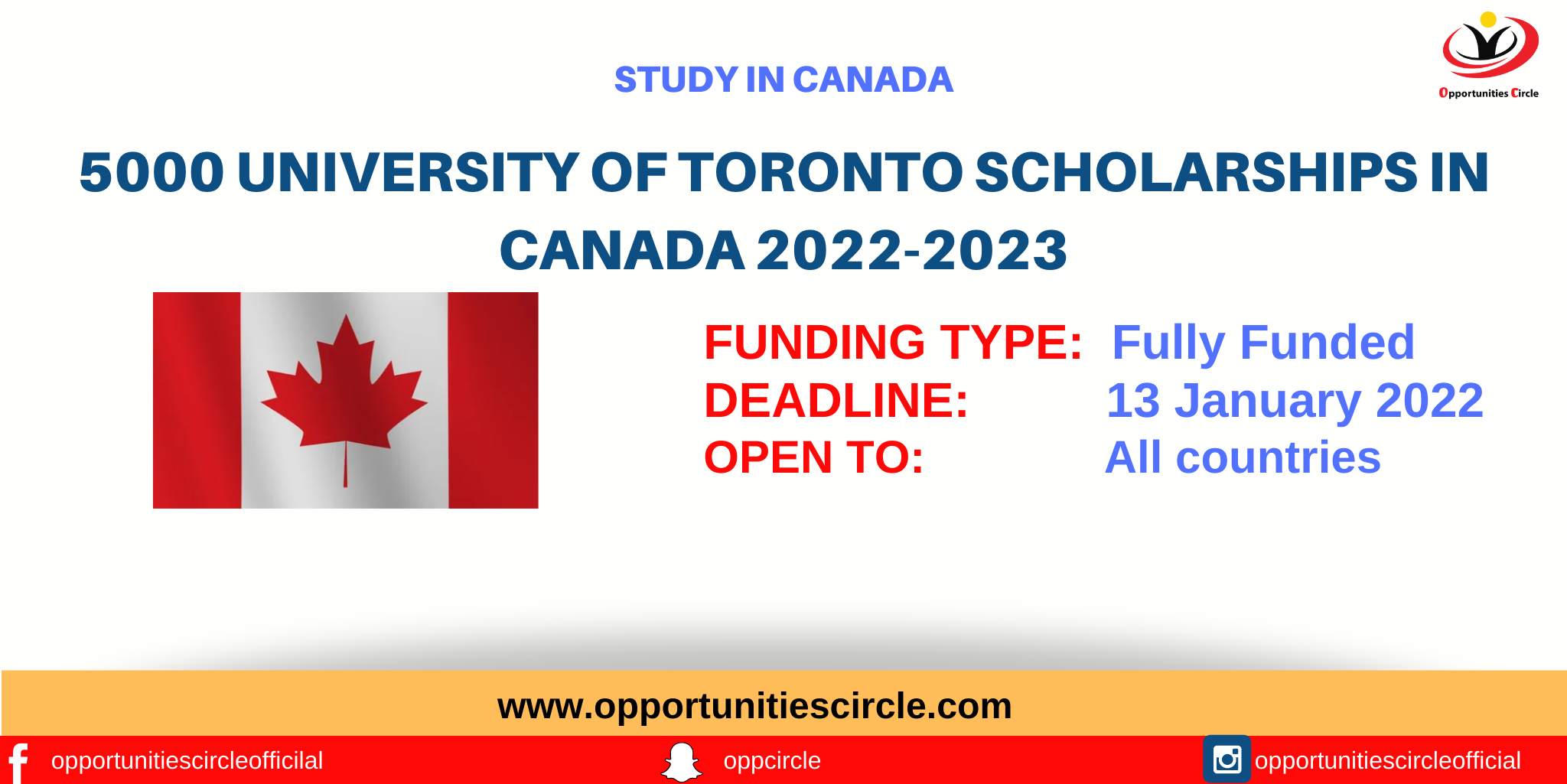 5000 University of Toronto Scholarships in Canada 2022 - Fully Funded ...