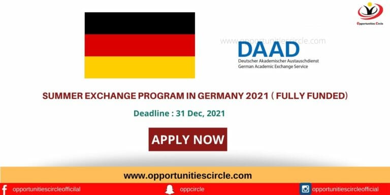 Summer Exchange Program in Germany 2021 – Fully Funded