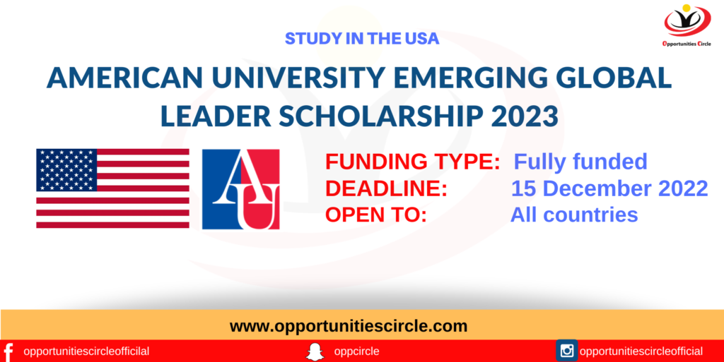 Emerging Global Leader Scholarship in USA