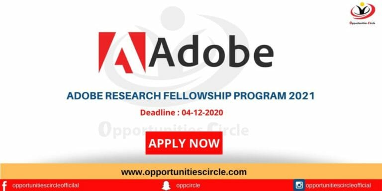 Adobe Research Fellowship Program 2021