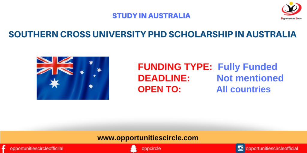 Southern Cross University PhD Scholarship