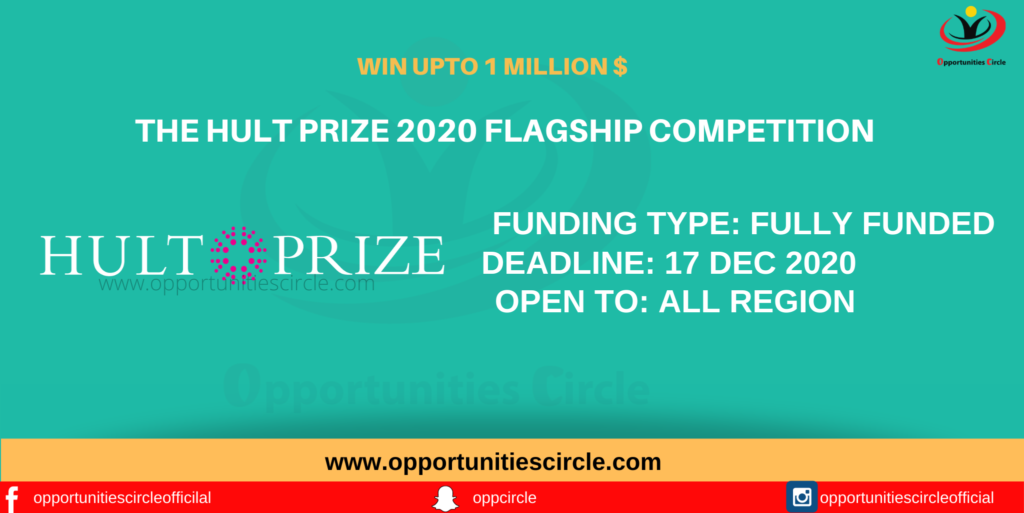 The Hult Prize 2020 flagship Competition