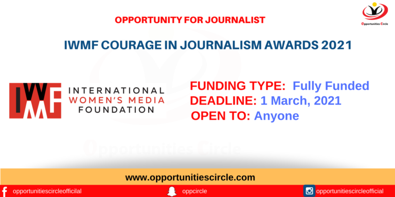 IWMF Courage in Journalism Awards 2021