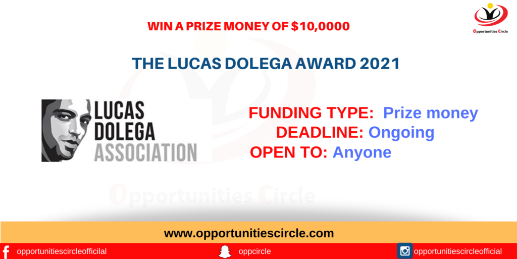 The Lucas Dolega Award 2021