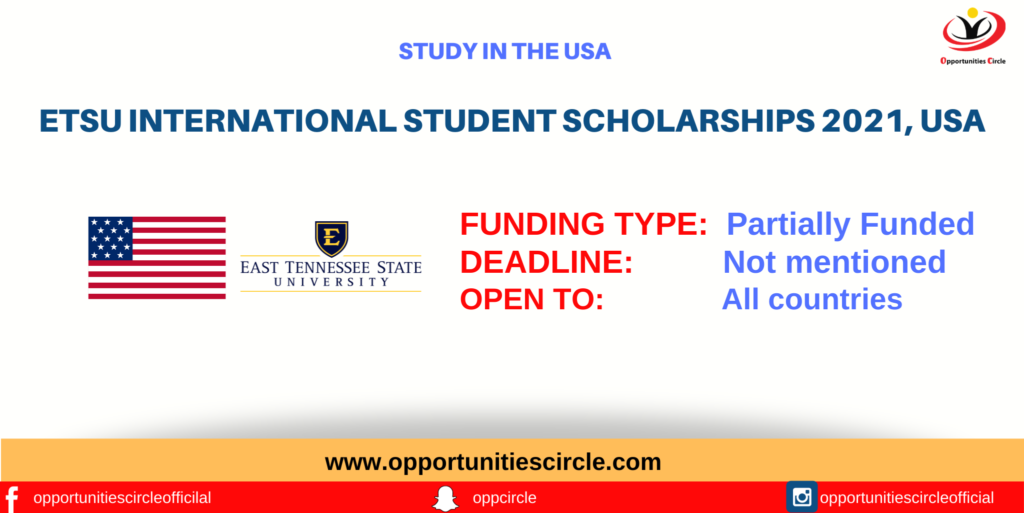 ETSU International Student Scholarships
