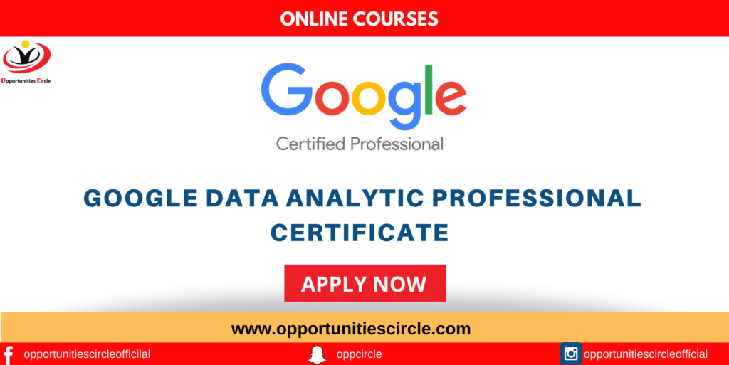 Google Data Analytic Professional Certificate