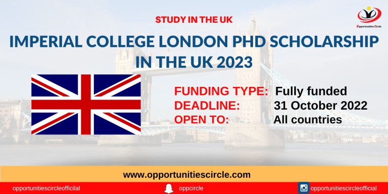 Imperial College London PhD Scholarship