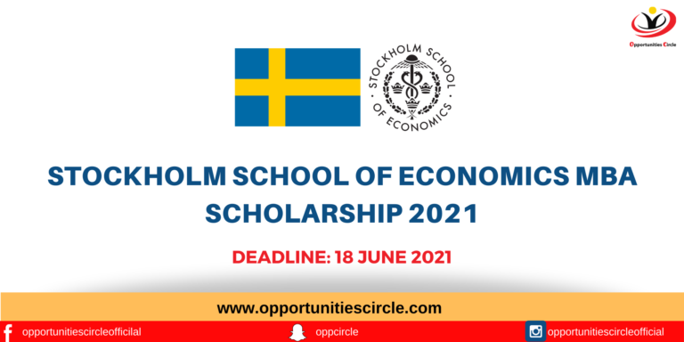Stockholm School of Economics MBA Scholarship