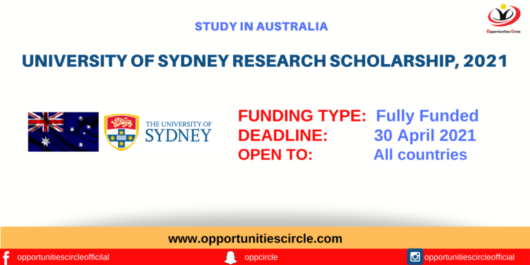 University of Sydney Research Scholarship