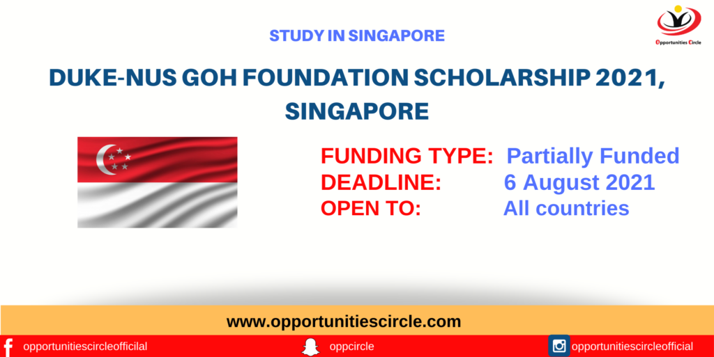 Goh Foundation scholarship