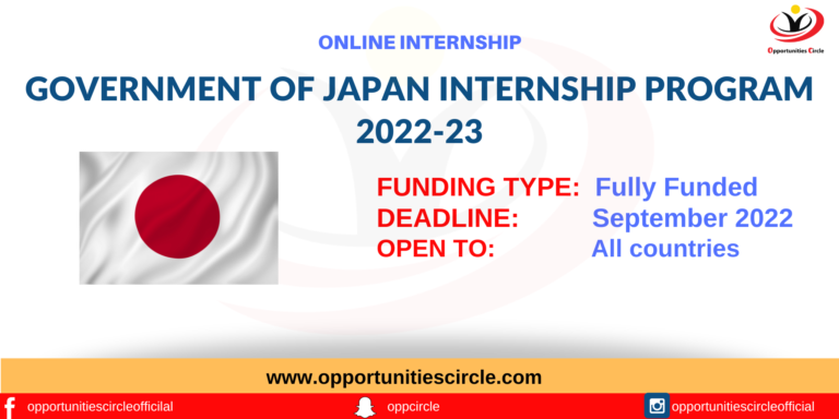 Government of Japan Internship Program