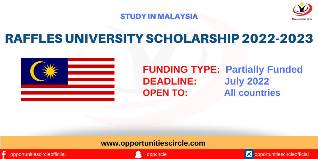 Raffles University Scholarship 2022-2023
