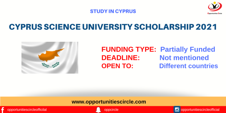 Cyprus Science University Scholarship