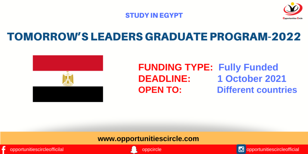 Tomorrow's Leaders Graduate Program