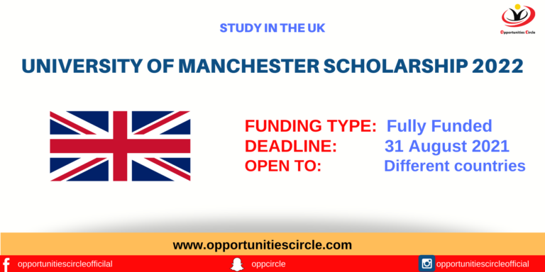 University of Manchester Scholarship