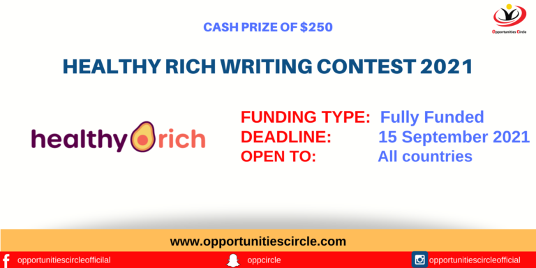 Healthy Rich Writing Contest