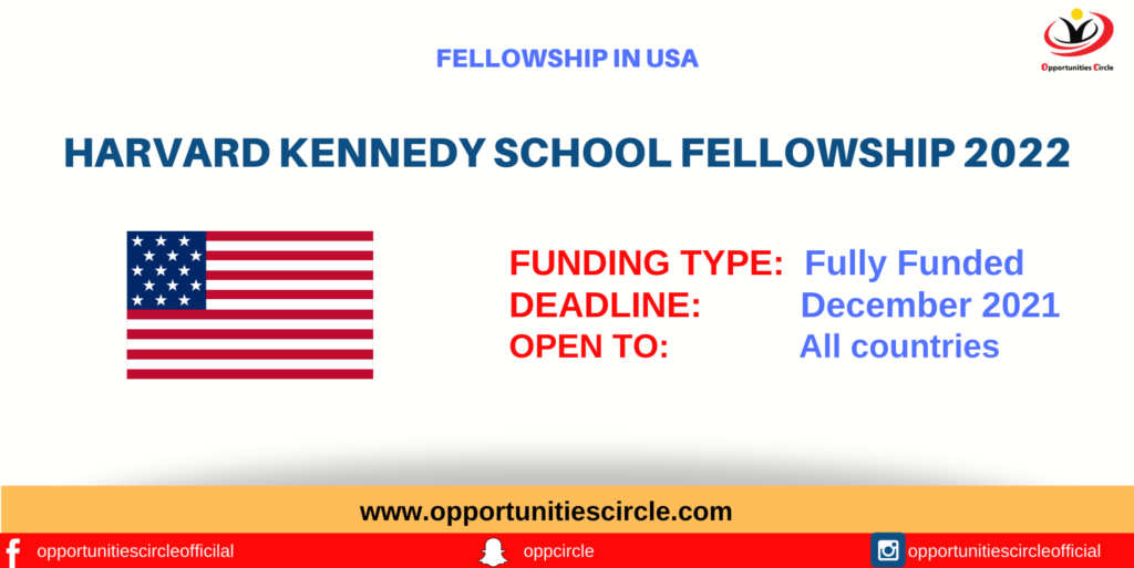 Harvard Kennedy School Fellowship