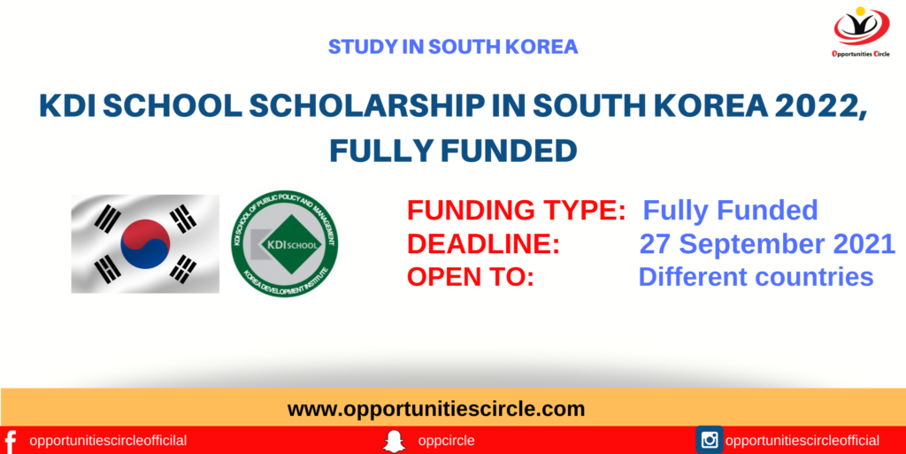 KDI School scholarship