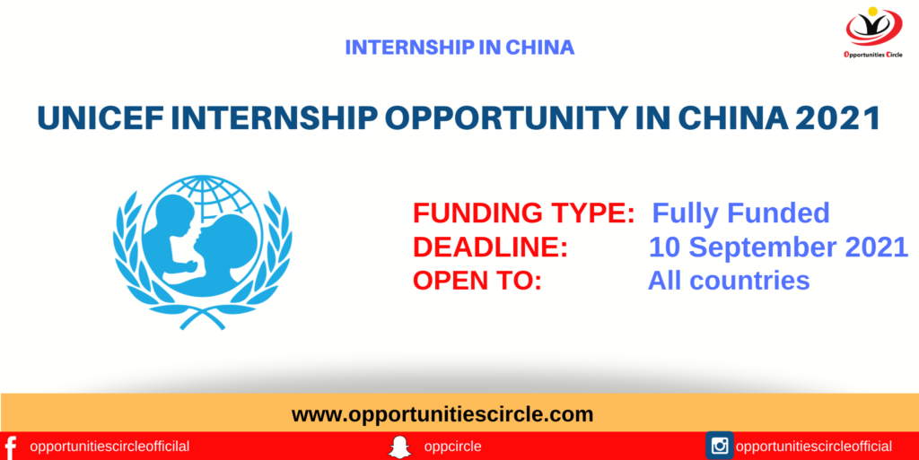 UNICEF internship opportunity