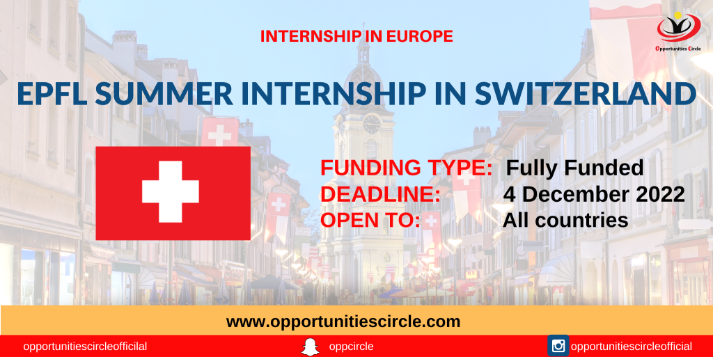 EPFL Summer Internship